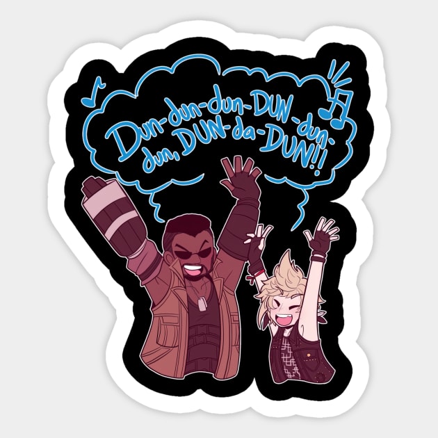 Victory Fanfare Bros Sticker by HammiltenJohn